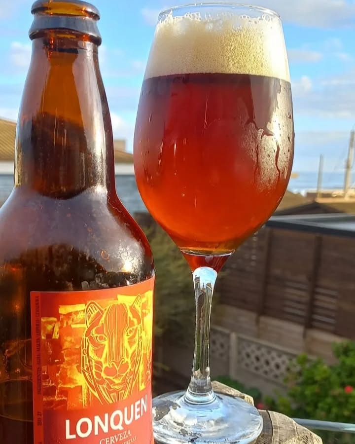 Lonquen Amber Ale frente al mar
